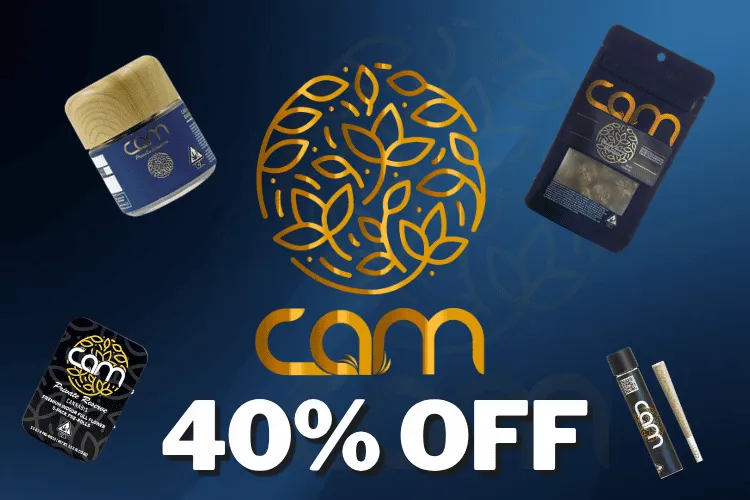 CAM 40% off by CAM Flower California Artisanal Medicine, 40% OFF