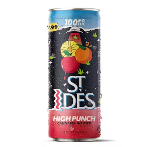 St. Ides Fruit Punch High Tea St Ides - 100 mg Beverages cannabis