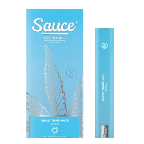Sauce Essentials Ghost Train Haze LR Disposable Vape - 1.25 Grams Vape Carts cannabis