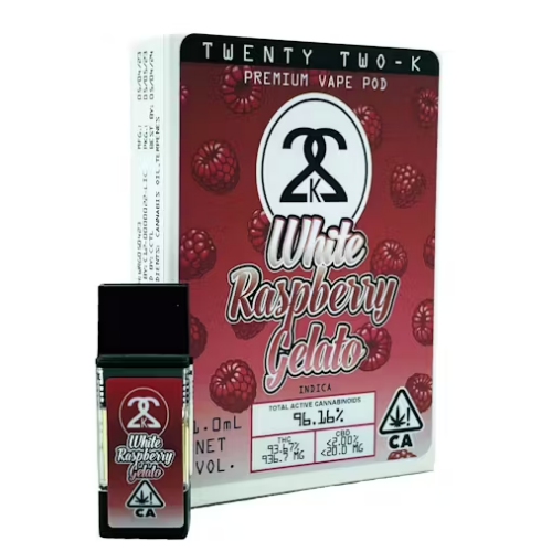 22K Strawberry Fields Vapes - 1 Gram Vape Carts cannabis