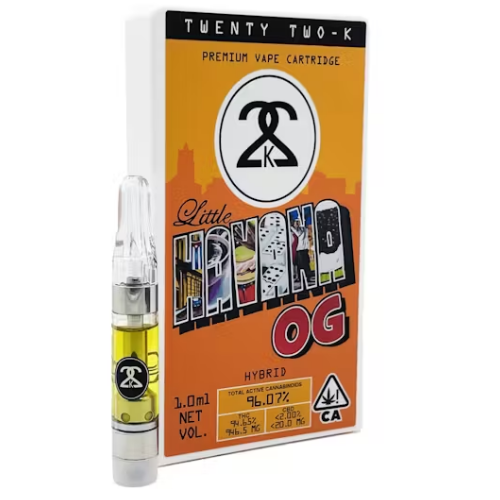 22K Little Havana Vapes - 1 Gram Vape Carts cannabis