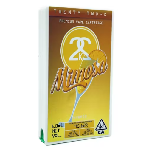 22K Mimosa Vapes - 1 Gram Vape Carts cannabis