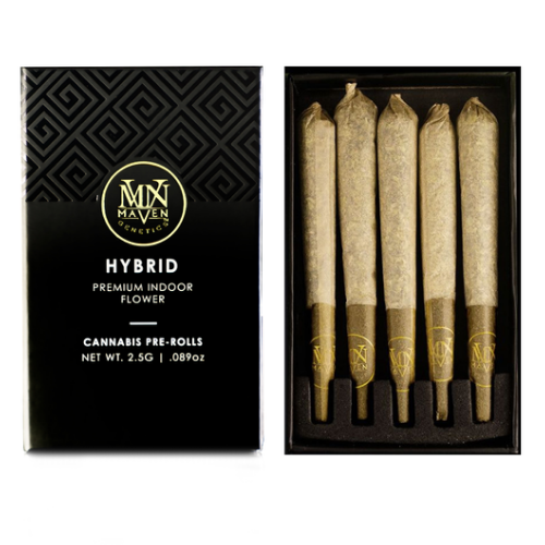 Maven Umami Butter Prerolls - 5 Pack 2.5 Grams Pre-Rolls cannabis