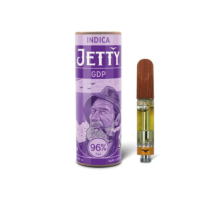 Jetty Extracts Grandaddy Purp Indica Jetty Vapes - 1 Gram Vape Carts cannabis