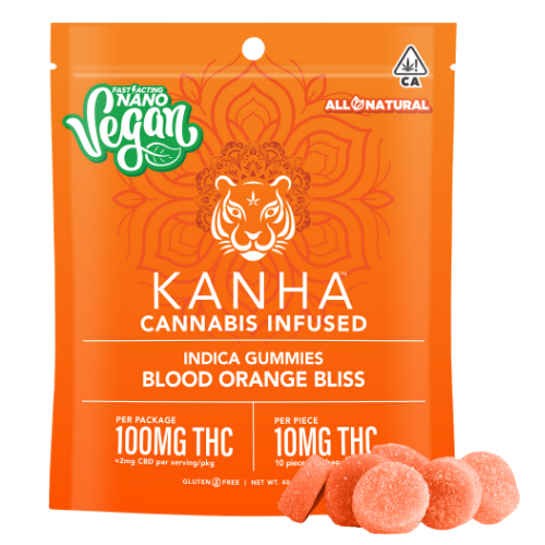 Kanha Passionfruit Paradise NANO Gummies - 100 mg Edibles cannabis