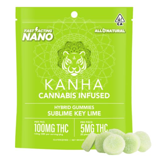 Kanha Passionfruit Paradise NANO Gummies - 100 mg Edibles cannabis