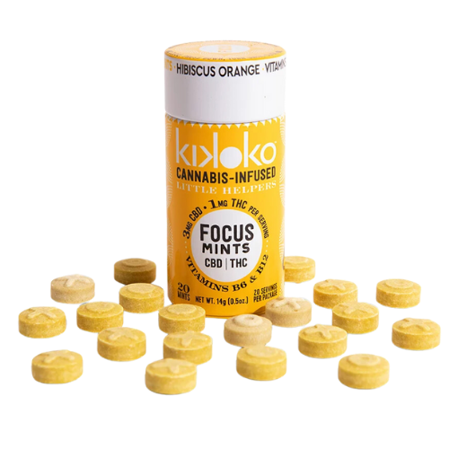 Kikoko 20pk Focus 3:1 Mints Little Helpers Edibles cannabis