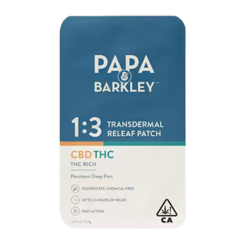 Papa & Barkley 1:1 Patches Topicals cannabis