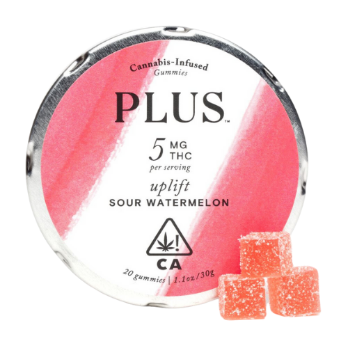 Plus Sour Watermelon Uplift Gummies Edibles cannabis