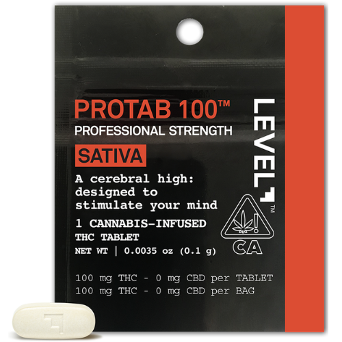 Level 10pk Sativa Protab 100 Tablingual Tincture cannabis